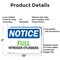 Signmission Full Nitrogen Cylinders OSHA Notice Sign, Aluminum, 10in W x 7in L, 2PK OS-2PACK-NS-A-710-L-15738 - alternate 2